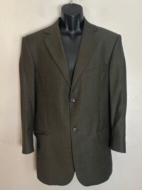 Verdi Blazer EU 50C / ~US 40S Gently worn Made in Italy 100% wool 2 button